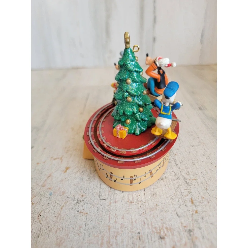 Hallmark vintage Mickey's jingle bell Express ornament Xmas animated Disney